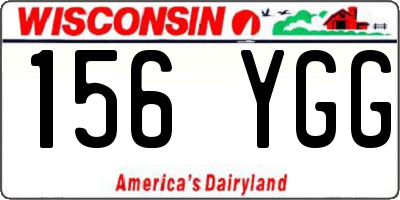 WI license plate 156YGG