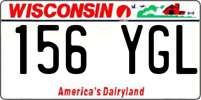 WI license plate 156YGL