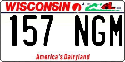 WI license plate 157NGM