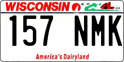 WI license plate 157NMK
