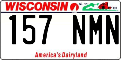 WI license plate 157NMN