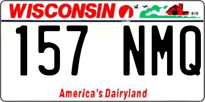 WI license plate 157NMQ