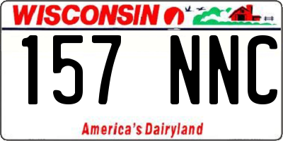 WI license plate 157NNC