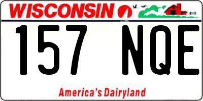WI license plate 157NQE