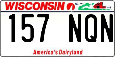 WI license plate 157NQN