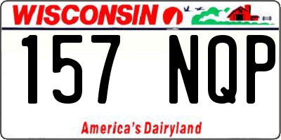 WI license plate 157NQP