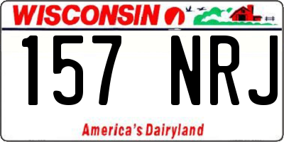 WI license plate 157NRJ