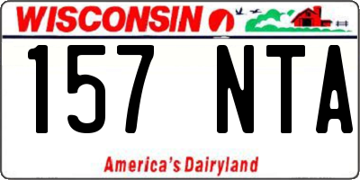 WI license plate 157NTA