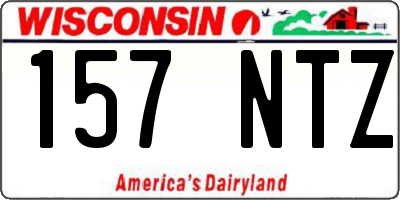 WI license plate 157NTZ
