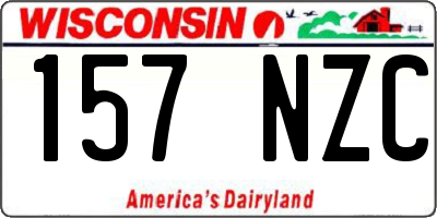 WI license plate 157NZC