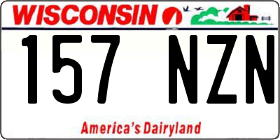 WI license plate 157NZN