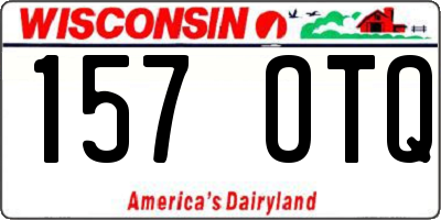 WI license plate 157OTQ