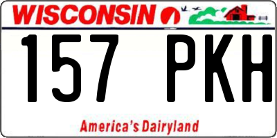 WI license plate 157PKH