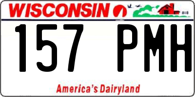 WI license plate 157PMH