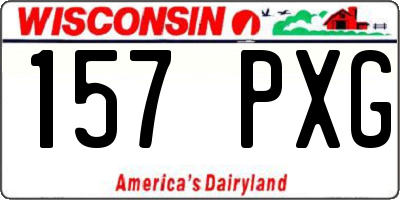 WI license plate 157PXG