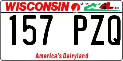 WI license plate 157PZQ