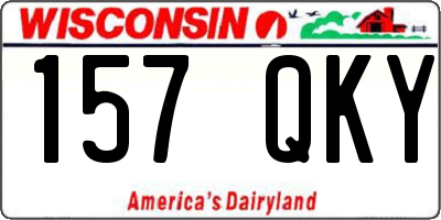 WI license plate 157QKY