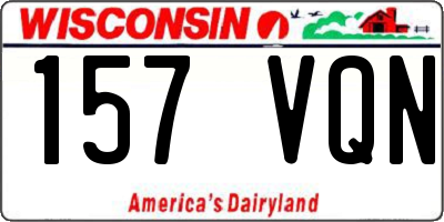 WI license plate 157VQN