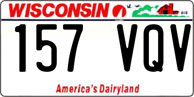 WI license plate 157VQV