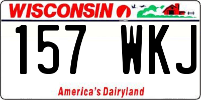WI license plate 157WKJ