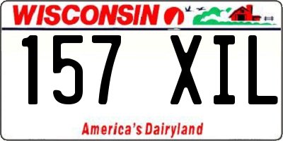 WI license plate 157XIL