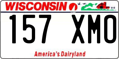 WI license plate 157XMO