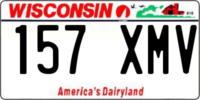 WI license plate 157XMV