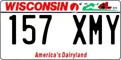 WI license plate 157XMY