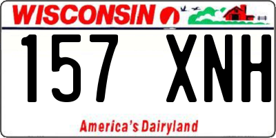 WI license plate 157XNH