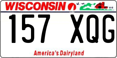 WI license plate 157XQG