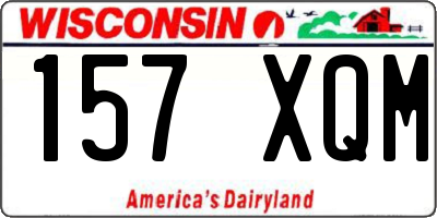 WI license plate 157XQM