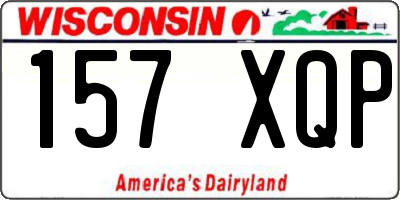 WI license plate 157XQP