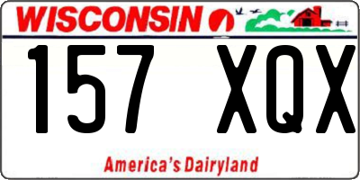 WI license plate 157XQX