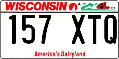 WI license plate 157XTQ