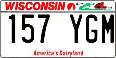 WI license plate 157YGM