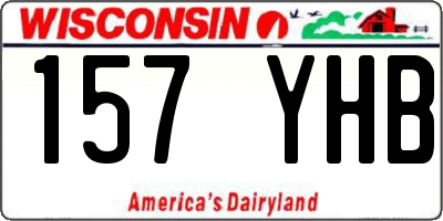 WI license plate 157YHB