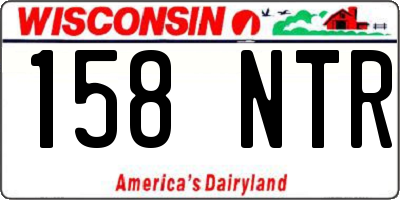 WI license plate 158NTR