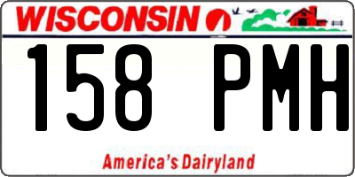 WI license plate 158PMH