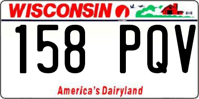 WI license plate 158PQV