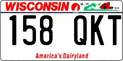 WI license plate 158QKT