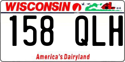 WI license plate 158QLH