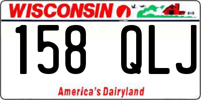 WI license plate 158QLJ