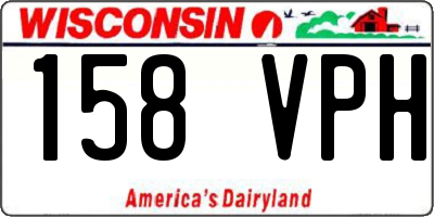 WI license plate 158VPH