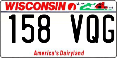 WI license plate 158VQG