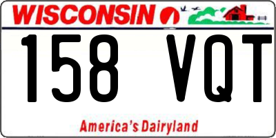 WI license plate 158VQT