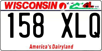 WI license plate 158XLQ