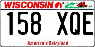 WI license plate 158XQE