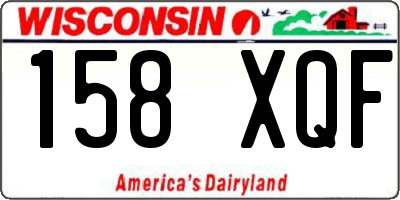 WI license plate 158XQF