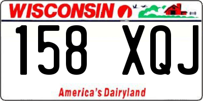 WI license plate 158XQJ