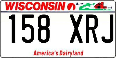 WI license plate 158XRJ
